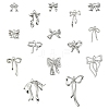 15Pcs 15 Styles Rack Plating Alloy Pendants FIND-YW0006-53P-1
