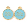 Alloy Enamel Pendants LS-ENAM-S124-01B-16J-1