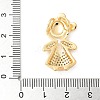 Brass Micro Pave Cubic Zirconia Pendants KK-U053-18G-3