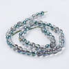Electroplate Glass Beads Strands GLAA-K025-HR-10mm-A01-2