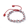 Adjustable Braided Bead Bracelets BJEW-JB04996-05-1