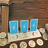 Natural Wood Card Stand for Tarot DJEW-WH0034-02N-4