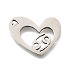 201 Stainless Steel Pendants STAS-A116-01P-04-1