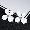Flower Alloy Stud Earrings WGD3727-01-1
