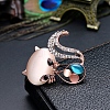 Alloy Brooch PW-WG32526-01-3
