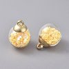 Glass Ball Pendants GLAA-WH0015-26M-2