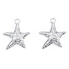 Non-Tarnish 201 Stainless Steel Pendants STAS-N098-230P-3