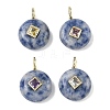 Natural Blue Spot Jasper Pendants G-I391-01G-06-1
