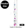 1Pc Iron Big Pendant Decorations DJEW-CN0001-37B-2