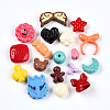 Opaque Acrylic Beads X-OACR-T028-37-1-1