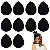10Pcs EVA Cloth Teardrop Fascinator Hat Base for Millinery AJEW-FG0004-53A-1