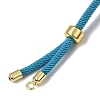 3MM Adjustable Round Nylon Braided Cord Bracelet Making FB-CBAA152-04G-37-2