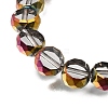 Electroplated Transparent Glass Beads Strands GL-CBA98F0-06A-02-2