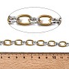 304 Stainless Steel Figaro Chains SA-CBAB767-04GP-3