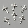 Alloy Rhinestone Cabochons MRMJ-WH0070-63S-1