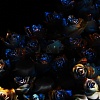 Luminous Opaque Resin Cabochons CRES-R458-14A-04-3