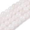 Dyed Natural White Jade Beads Strands G-T138-S01-4