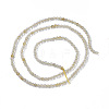Natural Gold Rutilated Quartz Beads Strands G-F596-25B-3mm-2