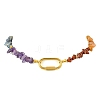 7 Chakra Natural with Synthetic Gemstone Necklaces NJEW-JN06640-2
