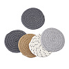 Mega Pet 12Pcs 2 Style Cotton Thread Weave Hot Pot Holders AJEW-MP0001-33-8