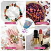 50Pcs Heart Printed Organza Bags OP-TADJ0001-01A-6