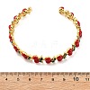 Brass Enamel Cuff Bracelets BJEW-L703-02A-G-5