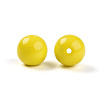 Opaque Solid Color Glass Beads GLAA-N007-10mm-A02-2