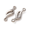 304 Stainless Steel Connector Charms STAS-N124-63P-2