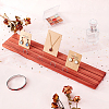 3-Slot Rectangle Wood Earring Display Card Stands EDIS-WH0012-45A-4