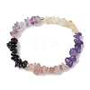 Pisces Guardian Gemstone Stretch Bracelets BJEW-JB11108-02-1