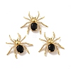 Brass Micro Pave Cubic Zirconia Pendants KK-B059-08G-4