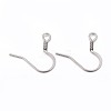 304 Stainless Steel French Earring Hooks STAS-P186-01P-1