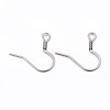 Tarnish Resistant 304 Stainless Steel French Earring Hooks STAS-P186-01P-1