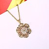 (Jewelry Parties Factory Sale)Fashion Brass Pendant Necklaces NJEW-BB23095-5