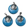 Synthetic Turquoise Pendants KK-F751-M-A10-1