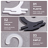  300Pcs 3 Colors Plastic Sock Hooks FIND-NB0002-89-4