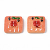 Opaque Epoxy Resin Cabochons LS-CRES-S358-68-2