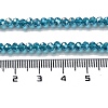 Electroplate Glass Beads Strands EGLA-R048-3mm-17-3