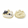 Painted Alloy Pendants PALLOY-P288-02G-02-1