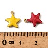 304 Stainless Steel Enamel Charms X-STAS-P405-01D-G-3