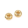 Corrugated Column Brass Beads KK-Z146-05G-02-2