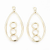 Rack Plating Alloy Pendants PALLOY-T077-64LG-RS-1