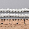 Baking Paint Transparent Glass Beads Strands DGLA-N011-4mm-01-4
