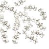 Bowknot Alloy Links connectors X-EA11930Y-NF-1
