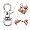 Platinum Plated Alloy Lobster Swivel Clasps For Key Ring LS-PALLOY-E385-15P-3