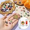 200Pcs 2 Styles Halloween Handmade Polymer Clay Beads CLAY-CJ0001-86-2