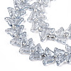 Electroplate Glass Beads Strands EGLA-N012-04I-3