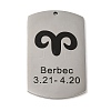 Non-Tarnish 304 Stainless Steel Pendants STAS-C098-01C-P-1