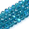 Electroplate Glass Beads Strands LS-EGLA-A034-T10mm-L25-1