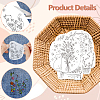 4 Sheets 11.6x8.2 Inch Stick and Stitch Embroidery Patterns DIY-WH0455-194-6